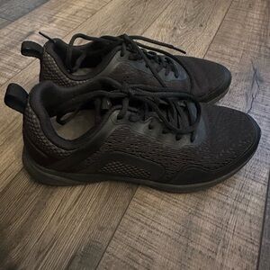 Vionic JoJo Ombre Walking Shoes Sneakers Women's Size 7 All Black